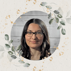 Cream Feminine Floral Watercolor Linktree Profile Image