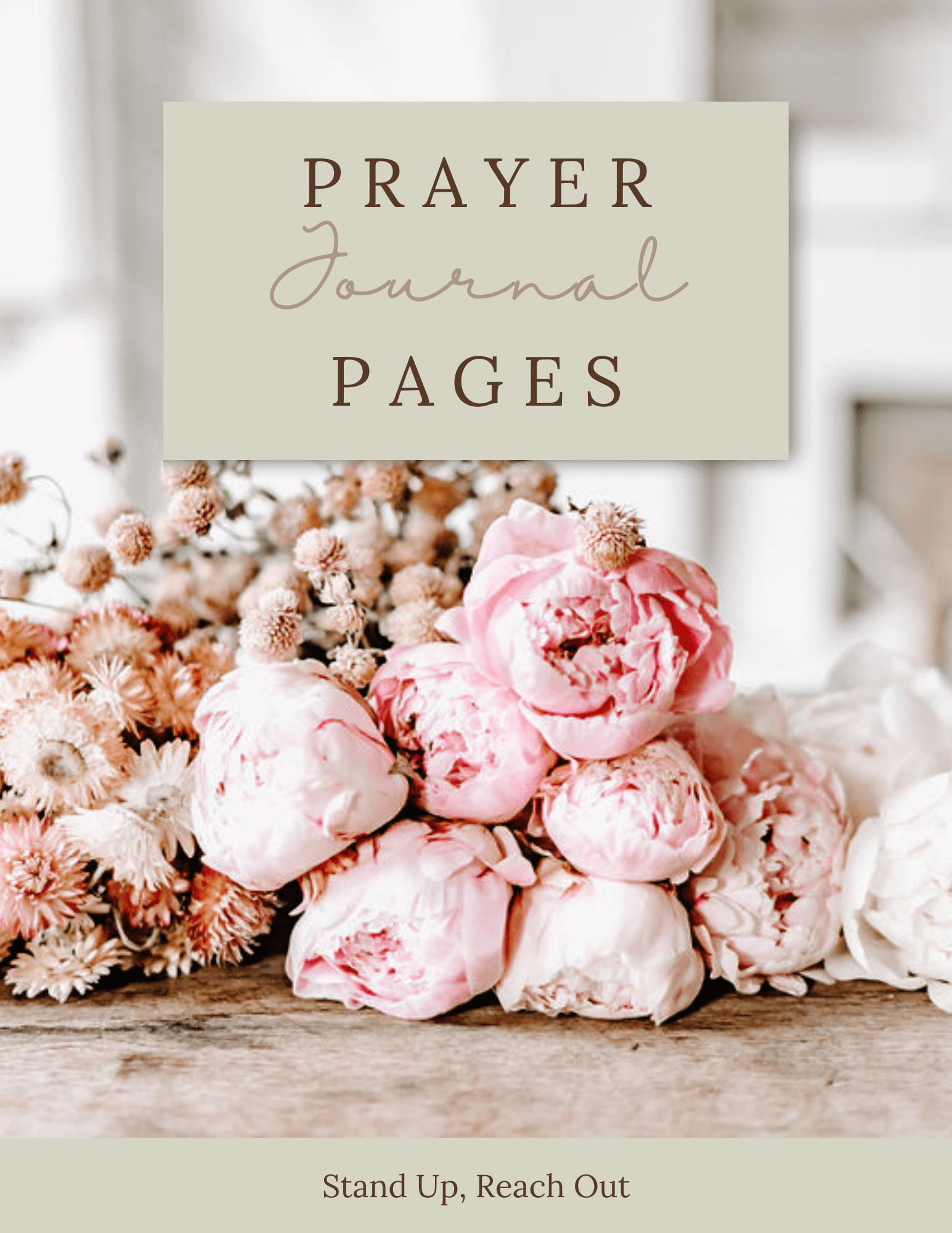 Prayer Journal Page Bundle (silent prayer) prayer journal pages